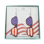 Red, White and Blue Sun Glasses Enamel Earrings. Fourth of July. 4th of July. American Flag. Independence Day. Patriotic.