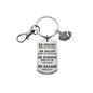 Football Keychain in Silver Plated Pewter and Stainless Steel