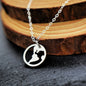World globe charm pendant on a sterling silver cable chain. Graduation gift. Peace Corps gift.  World globe necklace.