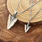 Father and Son Arrowhead Necklace set