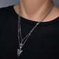Father and Son Arrowhead Necklace set