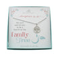 Daughter to Be Family Tree Necklace in Stainless Steel