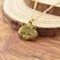 Raccoon Necklace in Gold Plated Pewter