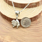 Pomeranian Necklace in Antique Silver Pewter