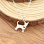 Chihuahua Necklace in Sterling Silver