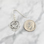 Three Decade Celtic Knot Earrings in Sterling Silver