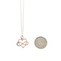 Daughter in Law Infinity Heart Necklace in in Rose Gold Plated Sterling Silver