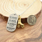 Roller Skating Necklace in Gold Plated Pewter and Stainless Steel