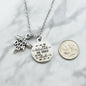 Dental Assistant Necklace with Word Tag Stainless Steel
