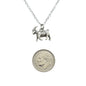 Goat Necklace in Stainless Steel