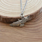 Hawk Necklace in Antique Silver Pewter