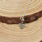 Tiny Hummingbird Necklace in Sterling Silver