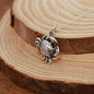 Crab Necklace in Sterling Silver