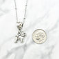 Bichon Frise Necklace in Antique Silver Pewter