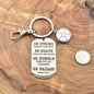 Soccer Keychain in Stainless Steel and Silver Plated Pewter