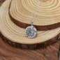 Mother and Daughter Dandelion Necklace Set in Sterling Silver