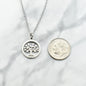 Sister to Be Tree of Life Necklace in Gold Toned Stainless Steel
