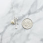 Godchild Cross Necklace in Sterling Silver