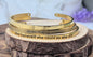 Personalized Laser Engraved Cuff Bracelet. Custom Made.