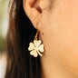Clover Earrings in Stainless Steel