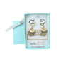 Bronze Dimensional Pumpkin Huggie Earrings for Women.