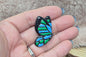 Magnet Set: Polymer Clay Butterflies. Handmade and Handpainted.