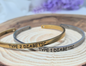 Medical Engraved Diabetes Cuff Bracelet. Type 1 and Type 2. Diabetic. Gold or Silver
