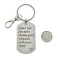 Call Your Grandpa Keychain in Stainless Steel. Call your Mom. Call your Dad. Call your Grandma.