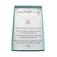 Daughter in Law Infinity Heart Necklace in in Rose Gold Plated Sterling Silver
