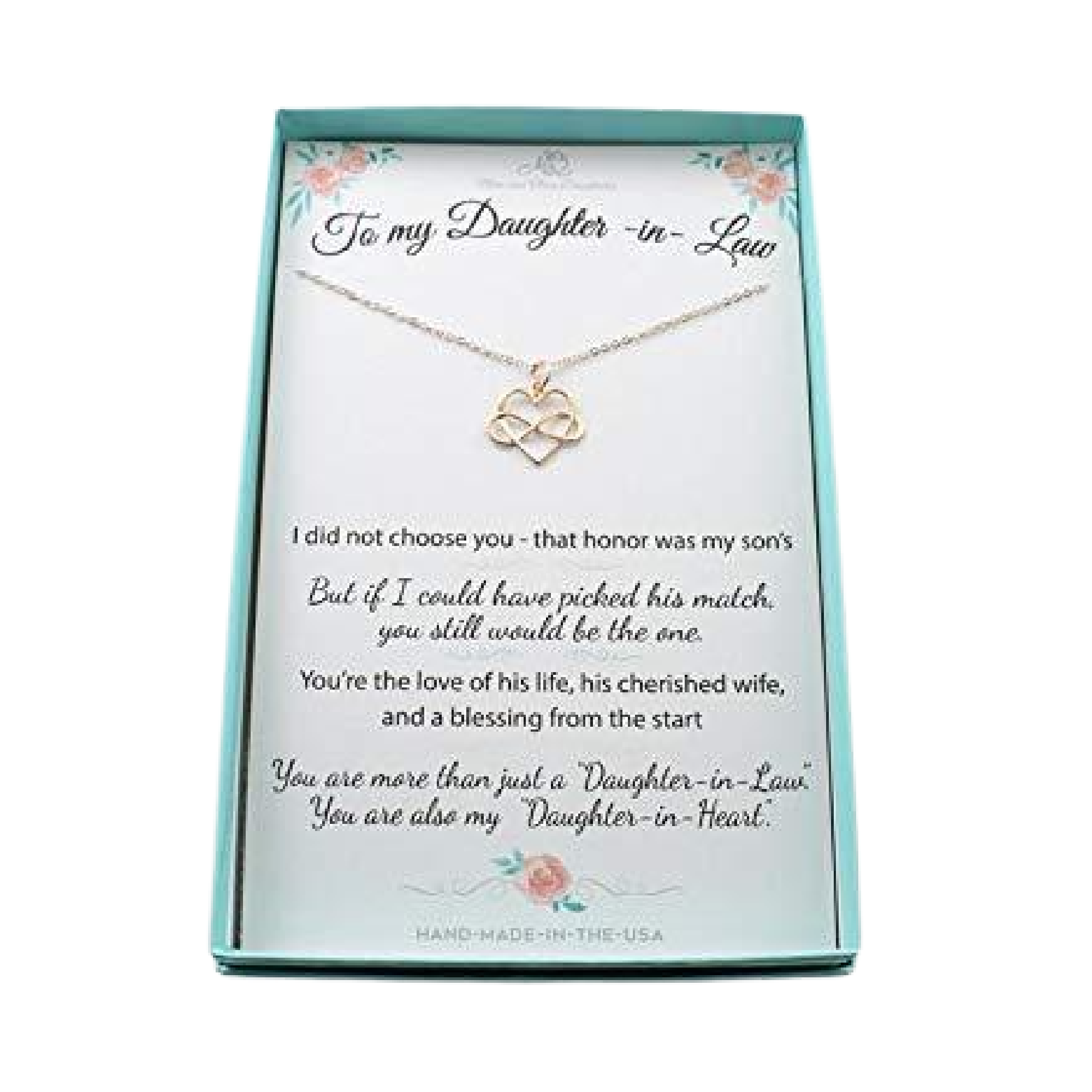 Sterling Silver Daughter In Law Necklaces Daughter In Law Necklace