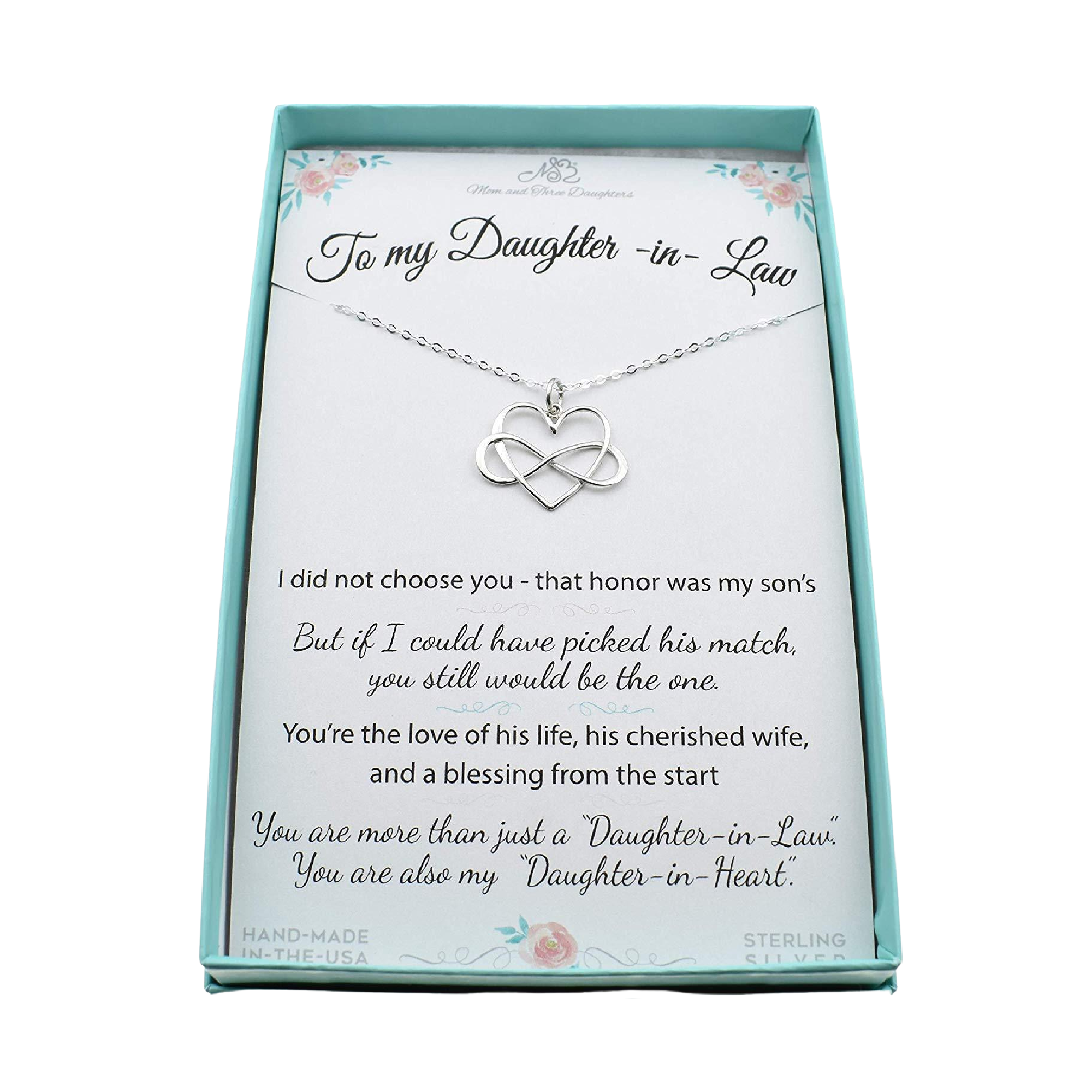 Daughter in law heart necklace discount