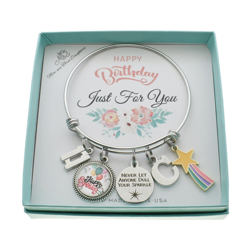 Mom I Love You” Tri-Tone Bangle Bracelet Set w/Charms (#3) - jewelry - by  owner - sale - craigslist