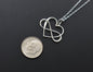 Maid of Honor Proposal Infinity Heart Necklace in Sterling Silver