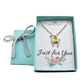 Llama Necklace in Gold Plated Pewter