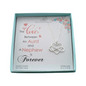 Aunt Infinity Heart Necklace in Sterling Silver