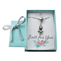 Basset Hound Necklace in Silver Pewter