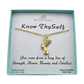 Nefertiti Necklace in Gold Plated Pewter