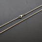Men’s Silver Stainless Steel Rounded Box Chain. Men’s Jewelry