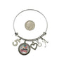 Personalized Birthday Bracelet Is Stainless Steel. Birthday Gift for Girl