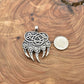Viking Celtic Bear Claw Necklace in Stainless Steel. Celtic Bear Claw. Men's Jewelry