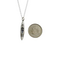 Kayak Necklace in Sterling Silver