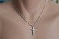 Men's Crucifix Necklace in Sterling Silver