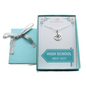 Middle School Graduation Compass Necklace in Sterling Silver