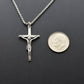 Men's Crucifix Necklace in Sterling Silver