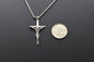 Men's Crucifix Necklace in Sterling Silver