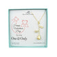 Personalized Valentine's Rose Necklace in Silver, Gold or Rose Gold Plated Stainless Steel. Galentine's Day Gift