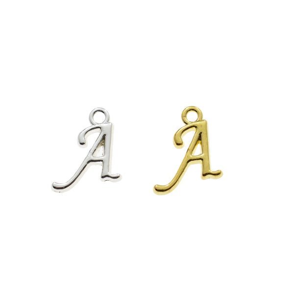 Silver or Gold Add On Script Initials - Mom and Three Daughters