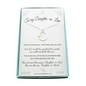 Daughter in Law Circle and Heart Necklace in Sterling Silver and Bronze - Buy with Prime