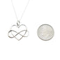 Daughter in Law Infinity Heart Necklace in Sterling Silver - Buy with Prime