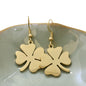 Clover Earrings in Stainless Steel